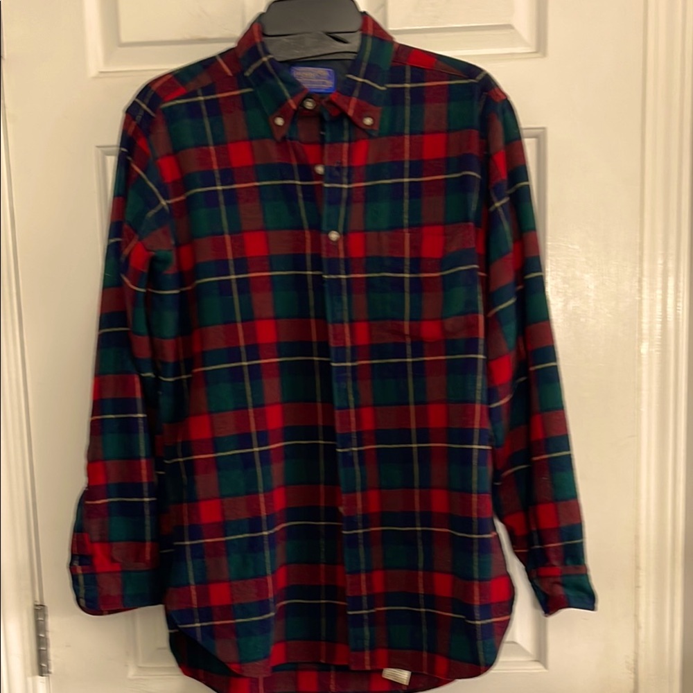 Classic Pendleton Plaid Men's Shirt